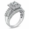 Thumbnail Image 2 of Previously Owned - 2-5/8 CT. T.W. Princess-Cut Diamond Frame Engagement Ring in 14K White Gold