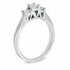 Thumbnail Image 2 of Previously Owned - 1/2 CT. T.W. Diamond Three Stone Ring in 14K White Gold (I/I2)