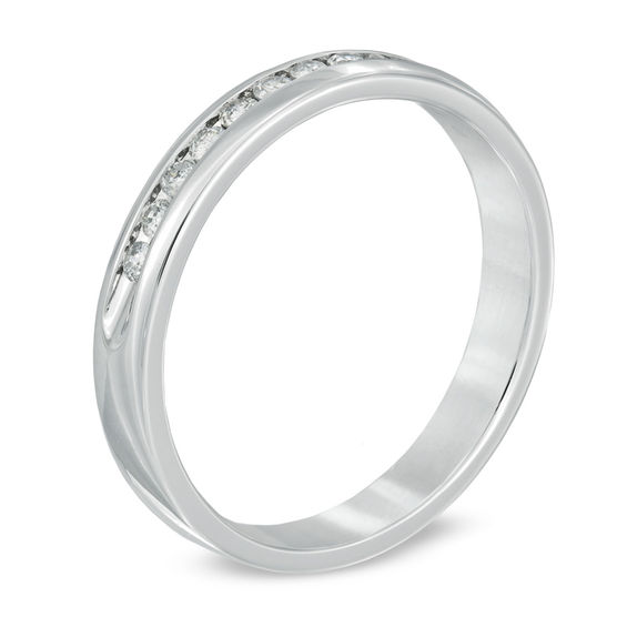 Previously Owned - 1/5 CT. T.w. Diamond Anniversary Band in Sterling Silver