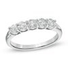 Thumbnail Image 1 of Previously Owned - 1/4 CT. T.W. Diamond Five Stone Band in 10K White Gold