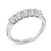 Thumbnail Image 2 of Previously Owned - 1/4 CT. T.W. Diamond Five Stone Band in 10K White Gold