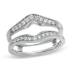 Thumbnail Image 0 of Previously Owned - 1/4 CT. T.W. Diamond Contour Vintage-Style Solitaire Enhancer in 14K White Gold