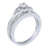 Thumbnail Image 2 of Previously Owned - 1/2 CT. T.W. Diamond Frame Bridal Set in 10K White Gold
