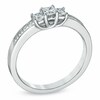 Thumbnail Image 2 of Previously Owned - 1 CT. T.W. Princess-Cut Diamond Three Stone Engagement Ring in 10K White Gold