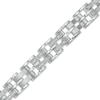 Thumbnail Image 1 of Previously Owned - Men's 1 CT. T.W. Diamond Double Row Bracelet in Stainless Steel - 8.75&quot;