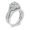 Thumbnail Image 2 of Previously Owned - 1-3/4 CT. T.W. Diamond Frame Twist Bridal Set in 14K White Gold