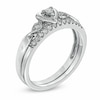 Thumbnail Image 2 of Previously Owned - 1/5 CT. T.W. Diamond Heart-Shaped Bridal Set in 10K White Gold