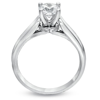 Previously Owned - For Eternity 1/2 CT. T.W. Diamond Engagement Ring in ...