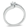 Thumbnail Image 2 of Previously Owned - 1/5 CT. T.W. Diamond Twist Pavé Promise Ring in 14K White Gold