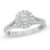 Thumbnail Image 1 of Previously Owned - 1 CT. T.W. Diamond Frame Engagement Ring in 14K White Gold (I/I2)