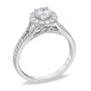 Thumbnail Image 2 of Previously Owned - 1 CT. T.W. Diamond Frame Engagement Ring in 14K White Gold (I/I2)