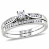 Thumbnail Image 1 of Previously Owned - 1/3 CT. T.W. Diamond Bridal Set in 10K White Gold