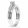 Thumbnail Image 2 of Previously Owned - 1/3 CT. T.W. Diamond Bridal Set in 10K White Gold