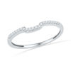Thumbnail Image 3 of Previously Owned - 1/3 CT. T.W. Diamond Square Frame Bridal Set in 10K White Gold