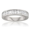 Thumbnail Image 2 of Previously Owned - 1 CT. T.W. Baguette Diamond Wedding Band in 14K White Gold (H/VS2)