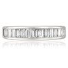 Thumbnail Image 3 of Previously Owned - 1 CT. T.W. Baguette Diamond Wedding Band in 14K White Gold (H/VS2)
