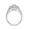 Thumbnail Image 6 of Previously Owned - 1/2 CT. T.W. Diamond Three Stone Frame Ring in 14K White Gold