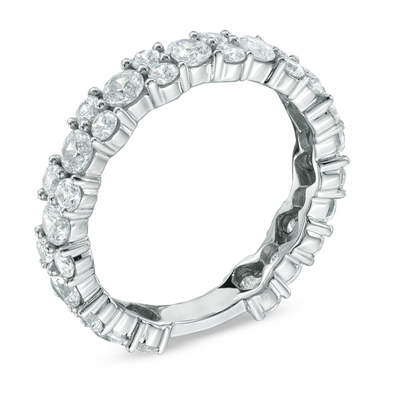 Main Image 2 of Previously Owned - 2 CT. T.W. Diamond Eternity Band in 14K White Gold