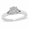 Thumbnail Image 1 of Previously Owned - 1/4 CT. T.W. Composite Diamond Engagement Ring in 10K White Gold