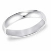 Thumbnail Image 1 of Previously Owned - 4.0mm Comfort Fit Wedding Band in 14K White Gold