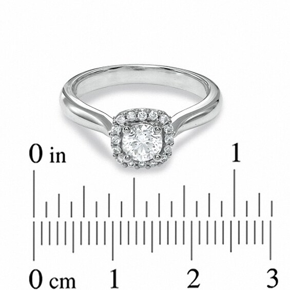 Previously Owned - 5/8 CT. T.w. Diamond Engagement Ring in 14K White Gold