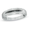 Thumbnail Image 1 of Previously Owned - Black Diamond Accent Band in Sterling Silver