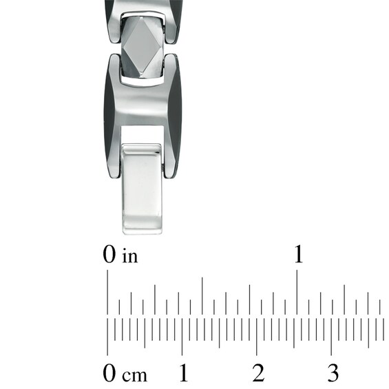 Previously Owned - Link Bracelet in Two-Tone Tungsten - 8.5"