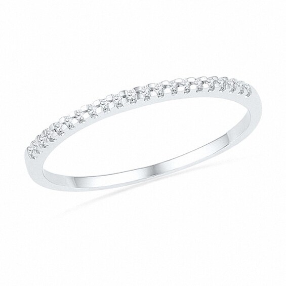 Previously Owned - 1/2 CT. T.w. Diamond Frame Bridal Set in 10K White Gold