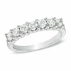 Thumbnail Image 1 of Previously Owned - 7/8 CT. T.W.  Diamond Seven Stone Wedding Band in 18K White Gold (H/VS2)