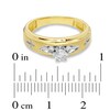 Thumbnail Image 3 of Previously Owned - 1/4 CT. T.W. Diamond Cross Engagement Ring in 14K Gold