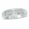 Thumbnail Image 1 of Previously Owned - 1/4 CT. T.W. Diamond Comfort Fit Band in 10K White Gold