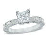 Thumbnail Image 1 of Previously Owned - Celebration Lux® 1 CT. T.W. Princess-Cut Diamond Engagement Ring in 14K White Gold (H-SI2)