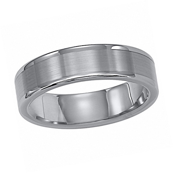 Previously Owned - Triton 6.0mm Comfort Fit Tungsten Carbide Wedding Band