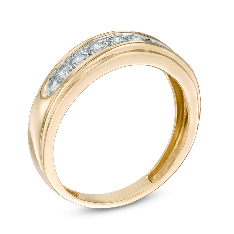 Main Image 2 of Previously Owned - 1/2 CT. T.W. Diamond Comfort Fit Band in 10K Gold