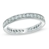 Thumbnail Image 1 of Previously Owned - 5/8 CT. T.W. Diamond Eternity Wedding Band in Platinum (H/SI1)