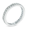 Thumbnail Image 2 of Previously Owned - 5/8 CT. T.W. Diamond Eternity Wedding Band in Platinum (H/SI1)