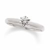 Thumbnail Image 1 of Previously Owned - 1/4 CT. Diamond Solitaire Engagement Ring in 14K White Gold