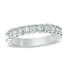 Thumbnail Image 0 of Previously Owned - 1/2 CT. T.W. Diamond Scallop Edge Anniversary Band in 14K White Gold