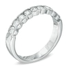 Thumbnail Image 1 of Previously Owned - 1/2 CT. T.W. Diamond Scallop Edge Anniversary Band in 14K White Gold