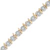 Thumbnail Image 1 of Previously Owned - 3/8 CT. T.W. Diamond "S" Line Bracelet in 10K Gold