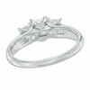 Thumbnail Image 3 of Previously Owned - 1 CT. T.W. Princess-Cut Diamond Past Present Future® Engagement Ring in 14K White Gold (I/I2)