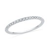 Thumbnail Image 3 of Previously Owned - 3/4 CT. T.W. Diamond Twist Frame Bridal Set in 10K White Gold
