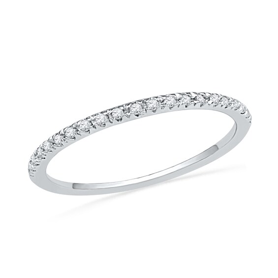 Previously Owned - 3/4 CT. T.w. Diamond Twist Frame Bridal Set in 10K White Gold