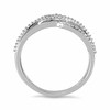 Thumbnail Image 2 of Previously Owned - 1/5 CT. T.W. Diamond Split Waves Ring in 10K White Gold