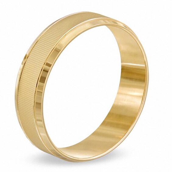 Previously Owned - Men's 6.0mm Wedding Band in 10K Gold