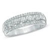 Thumbnail Image 1 of Previously Owned - 1/2 CT. T.W. Diamond Five Stone Swirl Band in 10K White Gold