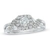Thumbnail Image 1 of Previously Owned - Vera Wang Love Collection 3/4 CT. T.W. Diamond Frame Twist Engagement Ring in 14K White Gold