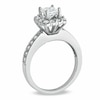 Thumbnail Image 2 of Previously Owned - 5/8 CT. T.W. Princess-Cut Diamond Frame Vintage-Style Engagement Ring in 14K White Gold