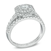 Thumbnail Image 2 of Previously Owned - 1 CT. T.W. Diamond Double Frame Bridal Set in 14K White Gold