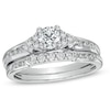 Thumbnail Image 1 of Previously Owned - 3/4 CT. T.W. Diamond Bridal Set in 14K White Gold
